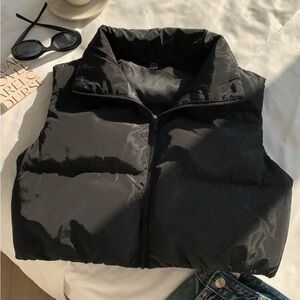 Black Puffer Vest